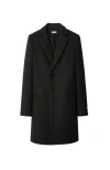 Burberry Wool Tailored Coat In Brisk