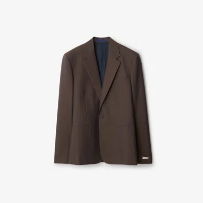 Burberry Single-breasted Wool Blazer In Barrel