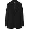 Burberry Wool Tailored Jacket In Black