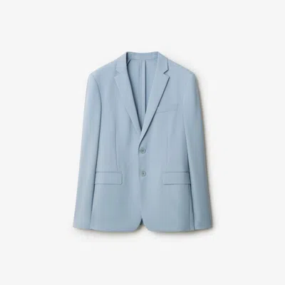 Burberry Wool Tailored Jacket In Gale