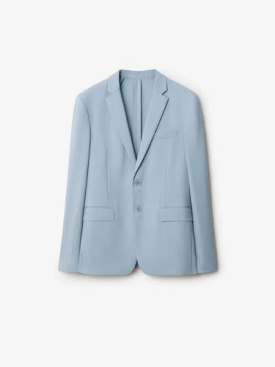 Burberry Wool Tailored Jacket In Gale