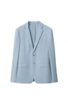 Burberry Wool Tailored Jacket In Gale