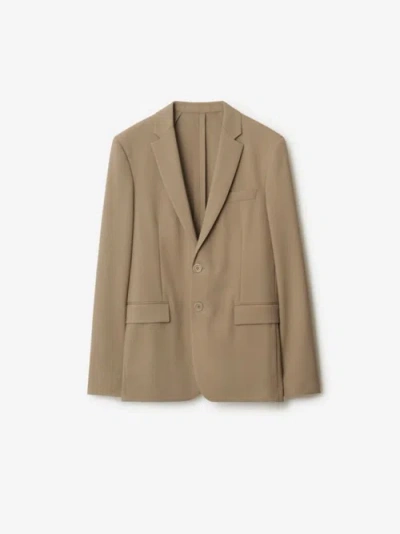 Burberry Wool Tailored Jacket In Puddle