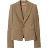 Burberry Wool Single-breasted Blazer In Puddle