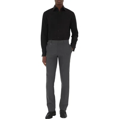 Burberry Wool Tailored Trousers In Brown