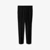 Burberry Wool Tailored Trousers In Black