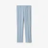 Burberry Wool Tailored Trousers In Gale