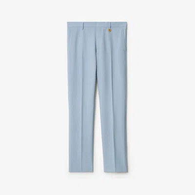 Burberry Wool Tailored Trousers In Gale