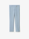 Burberry Wool Tailored Trousers In Gale