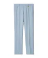 Burberry Wool Tailored Trousers In Gale