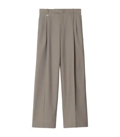 BURBERRY WOOL TAILORED TROUSERS