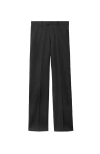 Burberry Wool Tailored Trousers In Onyx
