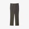Burberry Wool Tailored Trousers In Reef