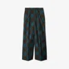 Burberry Wool Check Tailored Trousers In Snug