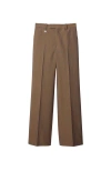 Burberry Wool Tailored Trousers In Tawny