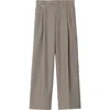 Burberry Wool Tailored Trousers In Wax