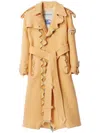 Burberry Wool Trench Coat In Neutrals