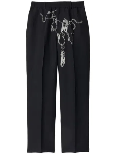 BURBERRY BURBERRY WOOL TROUSERS