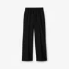 Burberry Wool Trousers In Black