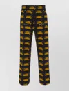 Burberry Wool Trousers Printed Pattern