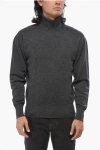 Burberry Wool Turtleneck Sweater In Gray