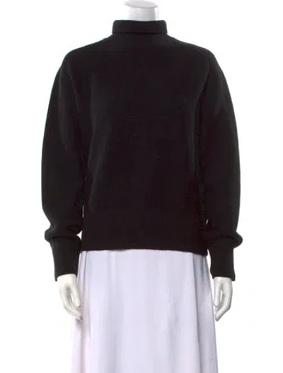 Pre-owned Burberry Wool Turtleneck Sweater W/ Tags In Black