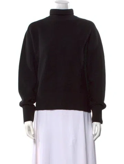 Pre-owned Burberry Wool Turtleneck Sweater W/ Tags In Black