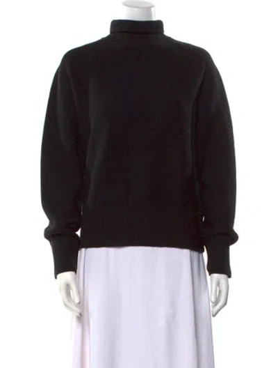 Pre-owned Burberry Wool Turtleneck Sweater W/ Tags In Black