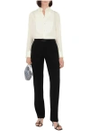 Burberry Wool Tuxedo Trousers In Multi