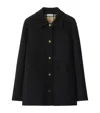Burberry Wool Twill Overshirt In Multi