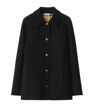 BURBERRY WOOL TWILL OVERSHIRT