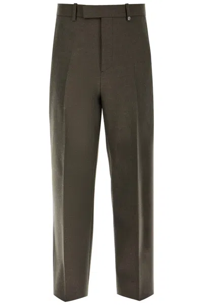 Burberry Wool Twill Trousers In Eight