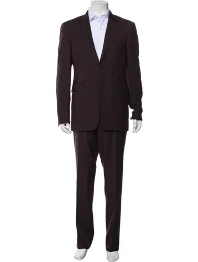 Pre-owned Burberry Wool Two-piece Blazer In Gray