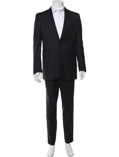 Pre-owned Burberry Wool Two-piece Suit In Black