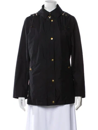 Pre-owned Burberry Wool Utility Jacket In Black