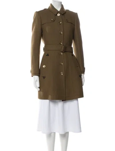 Pre-owned Burberry Wool Utility Jacket In Brown
