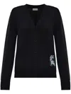 Burberry Black Cardigan In Schwarz
