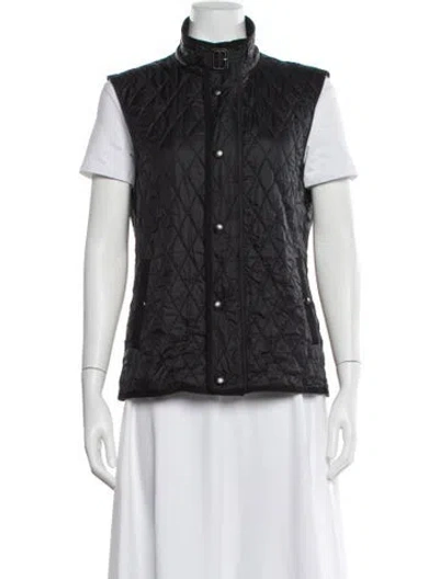 Pre-owned Burberry Wool Vest In Black