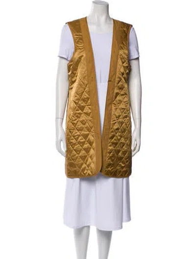 Pre-owned Burberry Wool Vest In Neutral