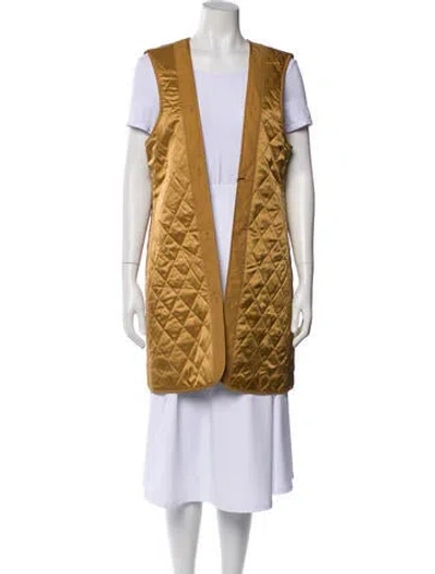 Pre-owned Burberry Wool Vest In Neutral