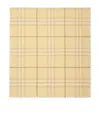 Burberry Wool Wide Check Scarf In Neutral
