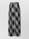 Burberry Pleated Checked Wool Straight-leg Pants