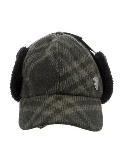 Pre-owned Burberry Wool Winter Hat In Neutral