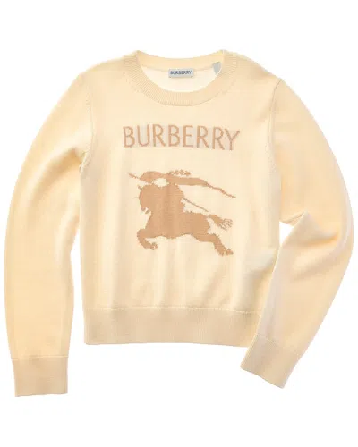 Burberry Kids'  Wool-blend Sweater In Brown