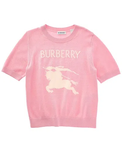 Burberry Wool-blend Sweater In Pink