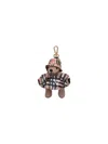 Burberry Wool-cashmere Keychain Accessory For Women In Brown