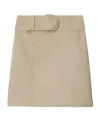 Burberry Paper Fibre And Viscosa Skirt In Nude
