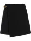 Burberry Wrap Mini Skirt In Schwarz