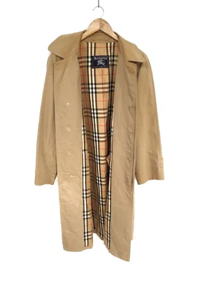 Pre-owned Burberry X Burberry Prorsum Grailold Burberrys Nova Checked Trench Coat In Tan/beige