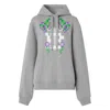 Burberry X Minecraft Poulter Monogram Motif Print Cotton Hoodie